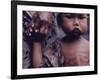 Close-Up of an Indonesian Child Holding on to the Hand of His Mother-Co Rentmeester-Framed Photographic Print