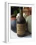 Close-Up of an Old Bottle of Calvados from Normandy, France, Europe-Michelle Garrett-Framed Photographic Print