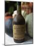 Close-Up of an Old Bottle of Calvados from Normandy, France, Europe-Michelle Garrett-Mounted Photographic Print