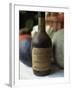 Close-Up of an Old Bottle of Calvados from Normandy, France, Europe-Michelle Garrett-Framed Photographic Print