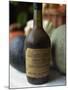 Close-Up of an Old Bottle of Calvados from Normandy, France, Europe-Michelle Garrett-Mounted Photographic Print