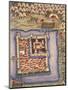 Close-Up of an Ottoman Miniature Depicting the Szigetvar Fortress-null-Mounted Giclee Print