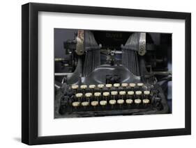 Close-up of antique typewriter.-Julien McRoberts-Framed Photographic Print