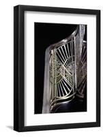 Close-Up of Art Deco Stairway Metalwork, Two North Riverside Plaza, 400 West Madison Street-null-Framed Photographic Print