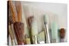 Close-Up of Artist's Brushes, Seabeck, Washington, USA-Jaynes Gallery-Stretched Canvas