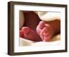 Close-up of Baby's Feet-Mitch Diamond-Framed Photographic Print