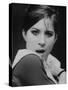 Close Up of Barbra Streisand in Scene from Stage Production "I Can Get It for You Wholesale."-George Silk-Stretched Canvas