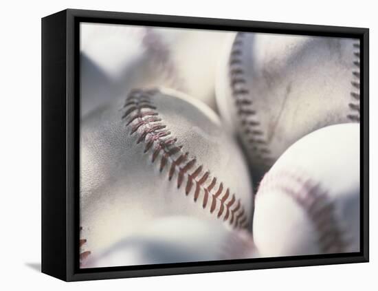 Close-up of Baseballs-null-Framed Stretched Canvas