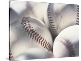 Close-up of Baseballs-null-Stretched Canvas