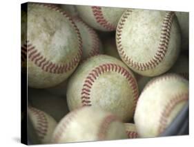 Close-up of Baseballs-null-Stretched Canvas