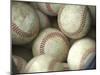 Close-up of Baseballs-null-Mounted Premium Photographic Print