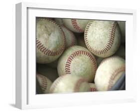 Close-up of Baseballs-null-Framed Photographic Print