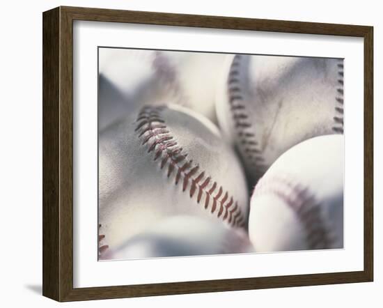 Close-up of Baseballs-null-Framed Photographic Print