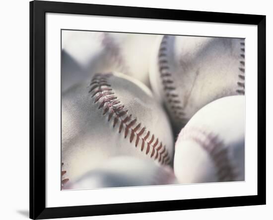 Close-up of Baseballs-null-Framed Photographic Print