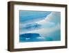 Close up of blue ice in the fjord of Narsarsuaq, Greenland-Keren Su-Framed Photographic Print