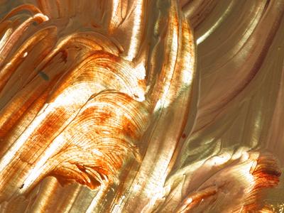 'Close-up of Bright Colorful Paint Smears' Photographic Print