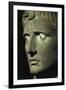 Close Up of Bronze Head of Augustus, with Glass and Alabaster Eyes, Hellenistic Art, 27-25 B.C.-null-Framed Giclee Print