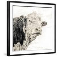 Close Up of Bull's Head-Mark Gemmell-Framed Photographic Print