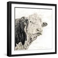 Close Up of Bull's Head-Mark Gemmell-Framed Photographic Print