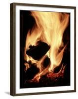 Close-up of Campfire at Night-John Coletti-Framed Premium Photographic Print