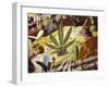 Close-Up of Cannabis Shop Sign, Amsterdam, the Netherlands (Holland)-Richard Nebesky-Framed Photographic Print