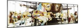 Close-Up of Carousel Horses, Coney Island, Brooklyn, New York City, New York State, USA-null-Mounted Photographic Print