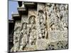 Close-Up of Carved Figures, Hoysaleshvara Temple, Halebid, Near Hassan, India-Richard Ashworth-Mounted Photographic Print