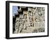 Close-Up of Carved Figures, Hoysaleshvara Temple, Halebid, Near Hassan, India-Richard Ashworth-Framed Photographic Print