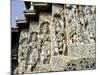 Close-Up of Carved Figures, Hoysaleshvara Temple, Halebid, Near Hassan, India-Richard Ashworth-Mounted Photographic Print