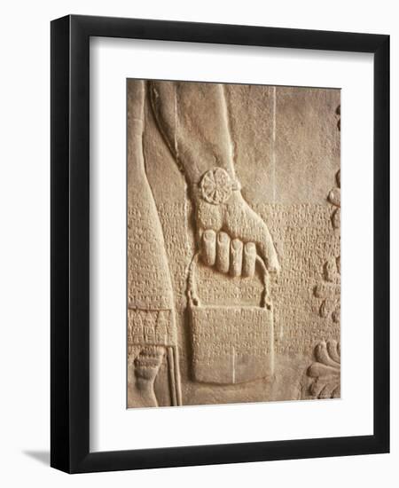 Close up of Carved Relief, Nimrud, Iraq, Middle East-Nico Tondini-Framed Photographic Print