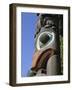 Close-up of Carved Totem in Vancouver, British Columbia, Canada-Robert Harding-Framed Photographic Print