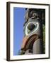 Close-up of Carved Totem in Vancouver, British Columbia, Canada-Robert Harding-Framed Photographic Print