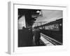 Close Up of Chicago North Shore Railroad Commuters-Francis Miller-Framed Photographic Print