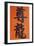 Close-up of Chinese Calligraphy at a Temple, Stanley, Hong Kong, China, Asia-Amanda Hall-Framed Premium Photographic Print