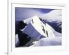 Close up of Climbers on Mt. Aspiring, New Zealand-Michael Brown-Framed Photographic Print