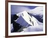 Close up of Climbers on Mt. Aspiring, New Zealand-Michael Brown-Framed Photographic Print