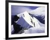 Close up of Climbers on Mt. Aspiring, New Zealand-Michael Brown-Framed Photographic Print