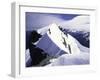 Close up of Climbers on Mt. Aspiring, New Zealand-Michael Brown-Framed Photographic Print