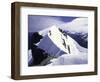 Close up of Climbers on Mt. Aspiring, New Zealand-Michael Brown-Framed Photographic Print