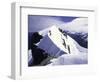 Close up of Climbers on Mt. Aspiring, New Zealand-Michael Brown-Framed Photographic Print