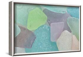 Close-Up of Colorful Beach Glass, Washington, USA-Jaynes Gallery-Framed Photographic Print