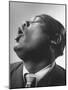 Close Up of Conductor of St. Paul's Baptist Church Choir, Earl Hines Singing-Loomis Dean-Mounted Photographic Print