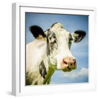 Close Up of Cow's Face-Mark Gemmell-Framed Photographic Print