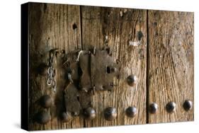 Close-Up of Door, Bieta Mercurios, Gabriel Et Raphael, Lalibela, Wollo Region, Ethiopia, Africa-Bruno Barbier-Stretched Canvas