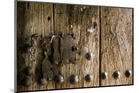 Close-Up of Door, Bieta Mercurios, Gabriel Et Raphael, Lalibela, Wollo Region, Ethiopia, Africa-Bruno Barbier-Mounted Photographic Print