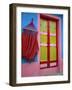 Close-up of Doorway and Hammock, Raquira, Boyaca Region, Columbia, South America-D Mace-Framed Photographic Print