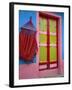 Close-up of Doorway and Hammock, Raquira, Boyaca Region, Columbia, South America-D Mace-Framed Photographic Print