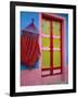 Close-up of Doorway and Hammock, Raquira, Boyaca Region, Columbia, South America-D Mace-Framed Photographic Print