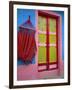 Close-up of Doorway and Hammock, Raquira, Boyaca Region, Columbia, South America-D Mace-Framed Photographic Print