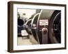 Close-up of Dryer Handle in a Laundromat-null-Framed Photographic Print